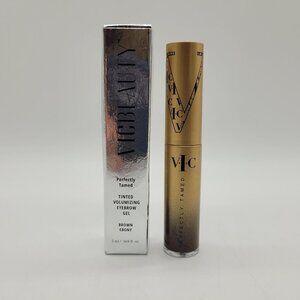 Vic Beauty Perfectly Tamed Tinted Volumizing Eyebrow Gel BROWN EBONY